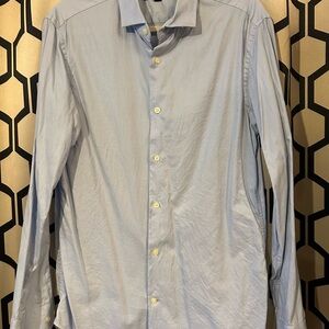 Banana Republic Light Blue Men's Dress Shirt